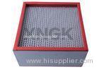 Chemical Industry High Temperature Hepa Filters 99.99 Efficiency SUS Frame