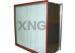 Red Silicone Glue High Temperature Hepa Filters H14 No Air Leakages