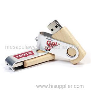 Natural Colors Wood USB Flash Drives