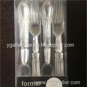 PVC Box Retail Package Cutlery PVC