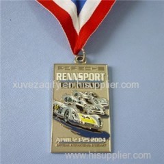 Neck Lanyard Racing Car Medals