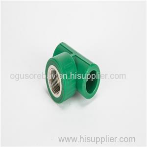 PPR Fitting Tee Female PPR Pipe Fittings DIN Standard OEM ODM Plastic PPR Products