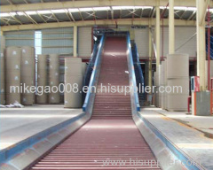 High efficiency slat chain conveyor