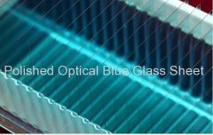 Polished Optical Blue Glass Sheet