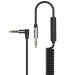 Vention 3.5mm Jack Audio Cable Stereo Coiled Aux Cable Angle with Handsfree Speakerphone in-Line Remove Control