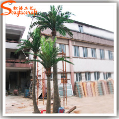 Artificial coconut trees fake green leaves Palm Tree