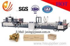 high speed automatic corrugated carton box folder gluer