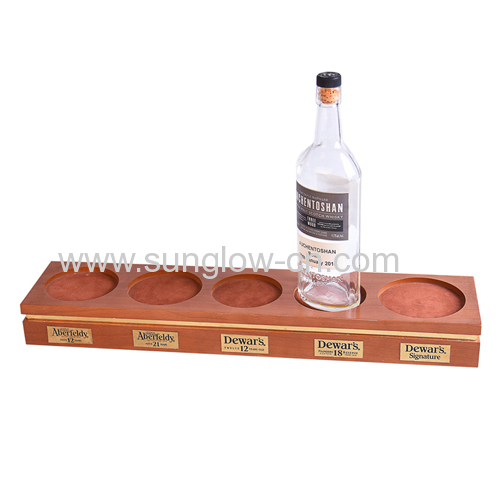 Oak Wooden Bottle Holder box 