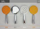 Adjustable Colorful Multifunction Shower Heads / Bathroom Rain Shower Heads