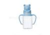 Normal Mouth PP/PC Baby Milk Bottle With Bear Cap In Straight Shape 4Ounce