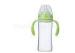 BPA Free Wide Mouth Glass Baby Bottles With Double Colors Handle SGS Certified