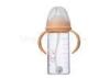 Straight Shape Anti Colic Baby Bottles BPA - Free With PP Handle / Straw