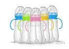 8 Oz Colorful Newborn Silicone Baby Bottle Environmentally Friendly OEM / ODM