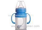 Straight Shape BPA Free Sippy Cups For Babies Green With Soft LSR Nipple