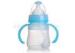 Flowers Design Silicone Baby Bottle With Food Grade Soft Nipple 5 Oz Wide Neck