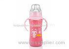 Cartoon Surface Stainless Steel Baby Bottle For Infant 180ml / 240ml Wide Mouth