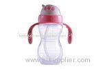 Rotatable Wide Neck Baby Training Cup With Elephant Cap Soft Straw Customized Color