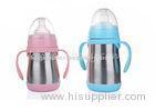 Wide Mouth Stainless Steel Baby Bottle 180ml / 240ml Insulated Size Optional