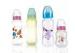 Arc Shape Custom Printed Bpa Free Kids Water Feeding Bottles With Silicone Nipple