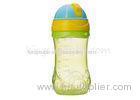 9 Oz Double Color Sport Baby Drinking Bottle With Soft Straw Not Easily Broken