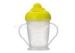Plastic Wide Neck Baby Training Cup Non-Spill Sippy Cup for Infant 180ml