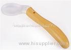 Curved Silicone Baby Feeding Spoons Curved Shape Flexible Food Grade Non Deformation
