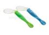 Flexible Silicone Infant Feeding Spoon BPA Free With Curved Handle