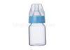 Mini Glass Newborn Baby Juice Bottle With Silicone Nipple 60ml in Normal Neck