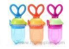 Baby Food Bottle Feeder Silicone Baby Teether Fresh Weaning Food Soother Container
