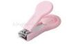 Baby Care Products Lovely Baby Stainless Steel Nail Cutter With Plastic Holder Convenient