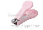 Baby Care Products Lovely Baby Stainless Steel Nail Cutter With Plastic Holder Convenient