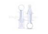 Safety Needle Baby Medicine Dispenser With Soft Silicone Nipple