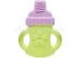 Funny Double Covers Silicone Baby Teether Food Grade with Baby Bottle Shape