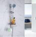 Bath Thermostatic Shower Mixer Set With Chrome Stainless Steel Material