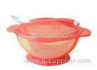 OEM PP Baby Suction Bowl With Spoon Fork and Cap Anti-slip BPA Free
