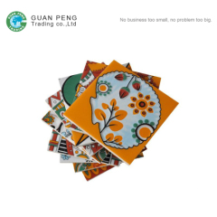 Flower Pattern Vintage Ceramic Arabesque Backsplash Tile