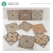 Flower Pattern Vintage Ceramic Arabesque Backsplash Tile