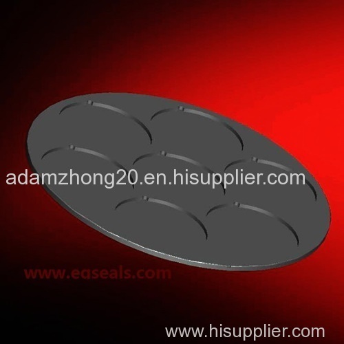 Sintered silicon carbide tray