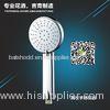 Silver Round Strong Water Pressure Shower Head With Stainless Stell Panel