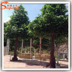 artificial green leaves large outdoor tree ficus plant banyan trees customized