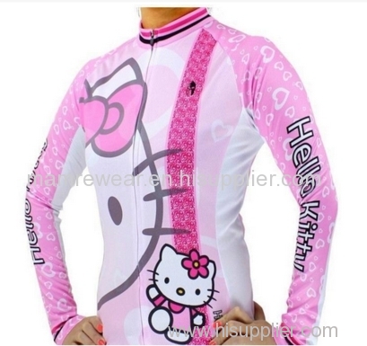 2016 hot sale women's hello ketty cycling jersey