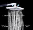 Waterfall Overhead Monsoon Shower Head Luxury Rain Shower Head ABS Chrome