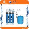 20 Inch Blue Home Water Filtration System Reverse Osmosis Tank With Digital Display / Iron Shelf