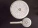 Round Water Purifying Shower Head Set To Increase Pressure For Hotel / Home