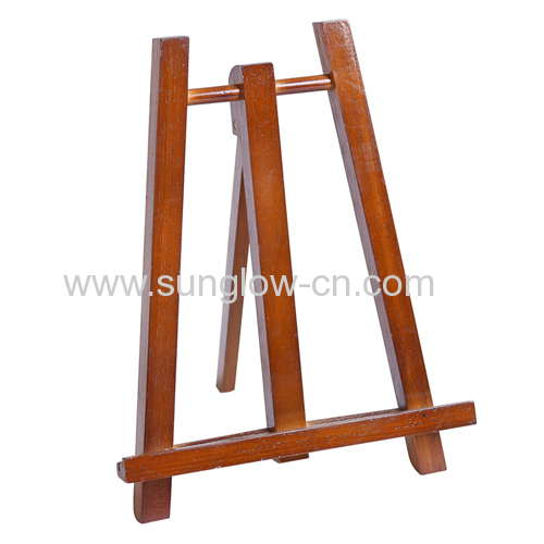 Oak Wooden Menu Stand With 3 Feets