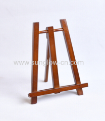 Oak Wooden Menu Stand With 3 Feets