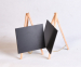 Oak Wooden Menu Stand With Black Board and 3 Feets