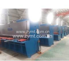 Hydraulic guillotion shearing machine