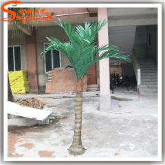 height green leaves artificial fiberglass palm trees for garden decoration