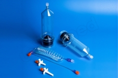 Disposable High Pressure Syringe for Medrad Stellant Dual Head CT Injector 200ml